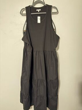 Maurices Black Sleeveless Tiered Maxi Dress